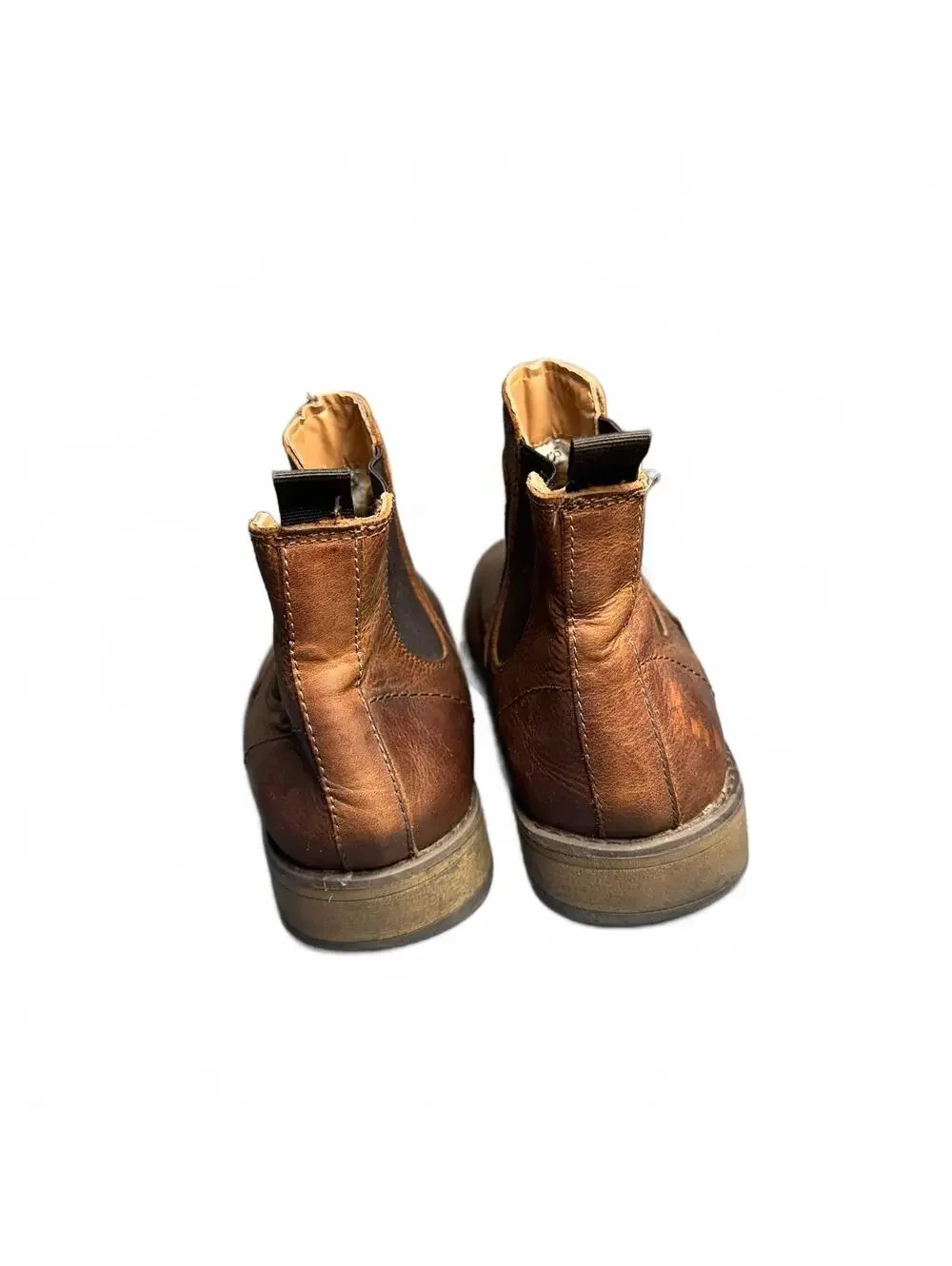 J75 by Jump Muligan Leather Chelsea Boots Size 9 Distressed Casual Ankle Boot
